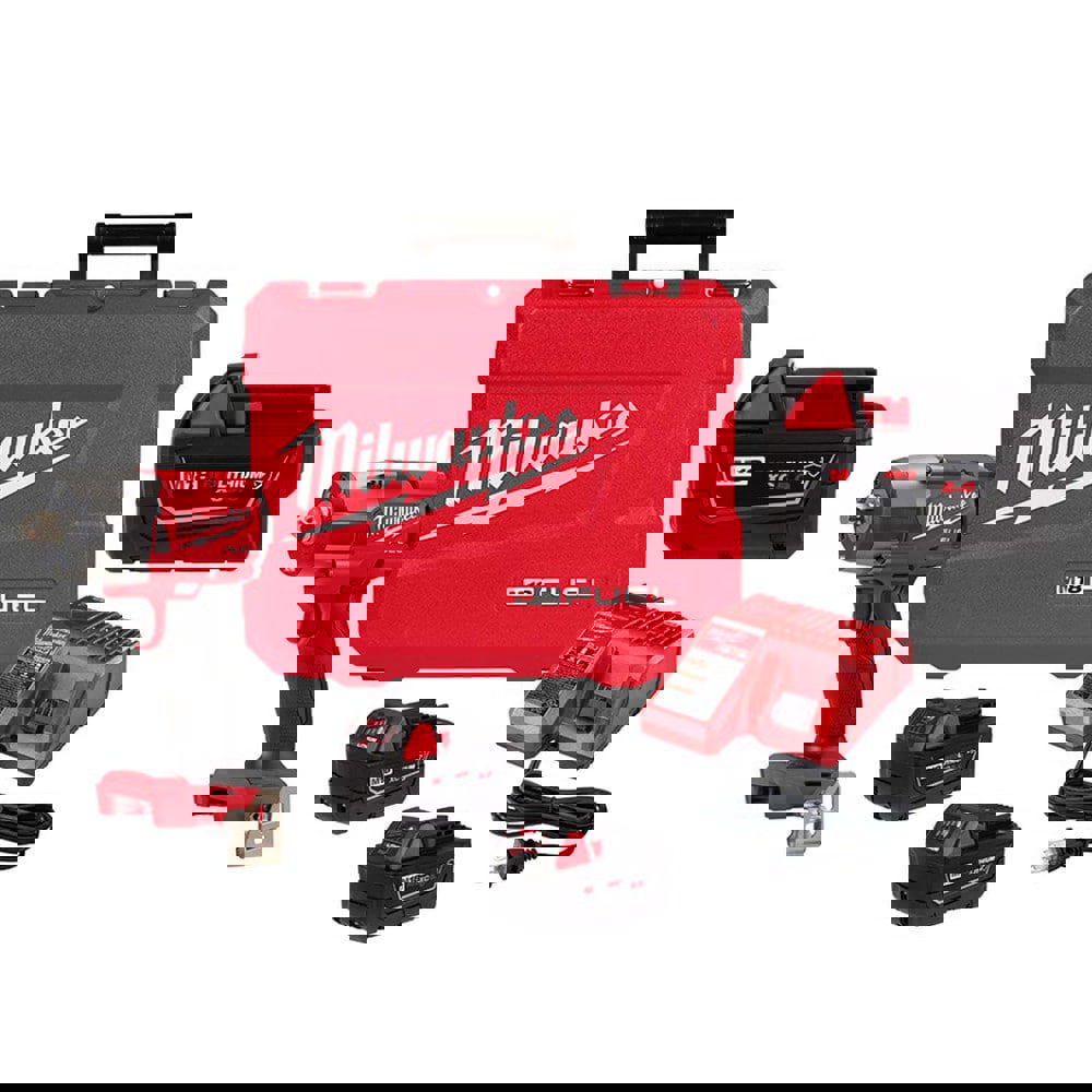 Cordless Impact Wrenches & Ratchets; Voltage: 18.00 ; Handle Type: Straight ; Speed (RPM): 0-2575 ; Torque (Ft/Lb): 450 ; Brushless Motor: Yes ; Battery Chemistry: Lithium-ion